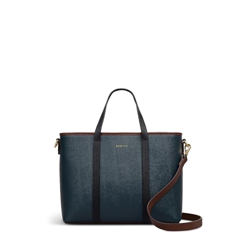 RADLEY London Templeton Place Damen-Ledertasche, klein, mit Reißverschluss oben, blaugrün, S von Radley