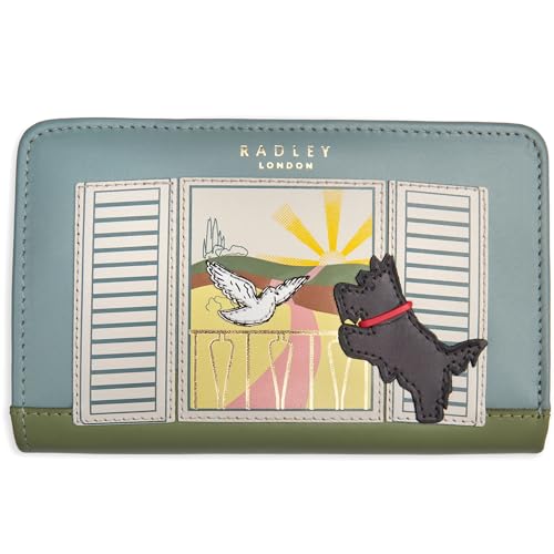 RADLEY London Zimmer mit Aussicht - Medium Bifold Wallet, Eucalyptus von Radley