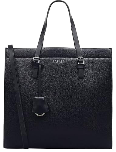 RADLEY Tudor Close Leder-Tragetasche, groß, Schwarz, Schwarz , Large von Radley