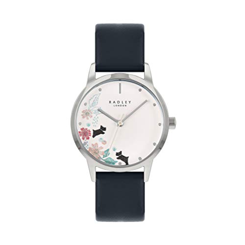 Radley Damen Analog Quarz Uhr mit Leather Armband RY21229A von Radley