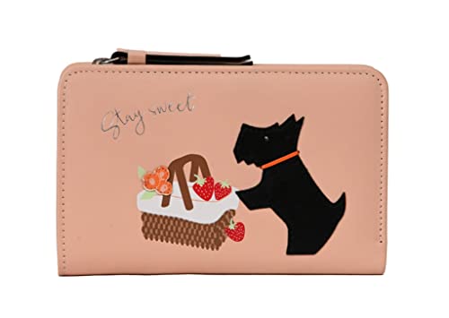 Radley London Leder-Geldbörse, mittelgroß, Stay Sweet in Hellrosa, Flamingo, M, Klassisch von Radley