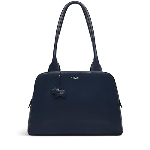 Radley Millbank Tragetasche mit Reißverschluss, mittelgroß, Blau (Ink Blue), Medium von Radley