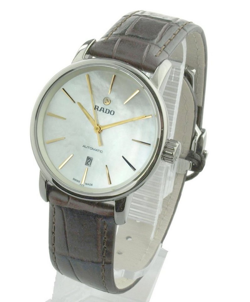 Rado Automatikuhr Damen Uhr Swiss Made R14026926 Keramik Automatik Diamaster von Rado