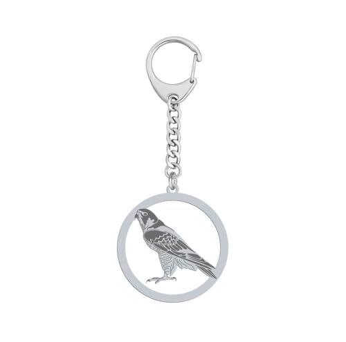 Schlüsselanhänger Falke Silber GRATIS GRAWER - MEJK Jewellery Schlüsselanhänger Falke Silber GRATIS GRAWER - MEJK Jewellery von Radziszewska