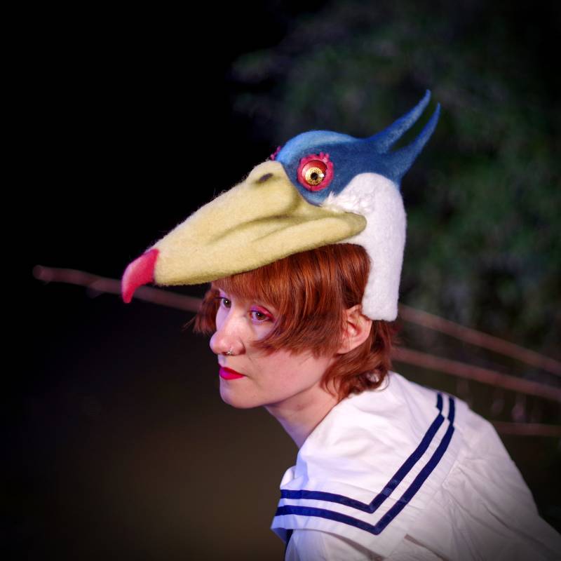 Handgefertigter Kopfschmuck Aus Filz Reiher Miyazaki Anime Cosplay Kostüm Junge Und Der Reiher - Comicon Fan Art Tier Hut Vogel Maske Handgefertigter Kopfschmuck Aus Filz Reiher Miyazaki Anime Cosplay Kostüm Junge Und Der Reiher - Comicon Fan Art Tier Hut Vogel Maske von RaeSwon