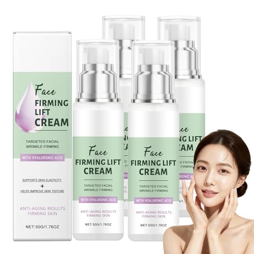 Instant Anti-Wrinkle Lifting Cream, Anti-Aging Skin Tightening Cream for Face, Instant Face & Eye Lift Creams for Reducing Fine Lines, Hydrating Firming Moisturiser for Women Lifts Sagging Skin (4pcs) von Raevior