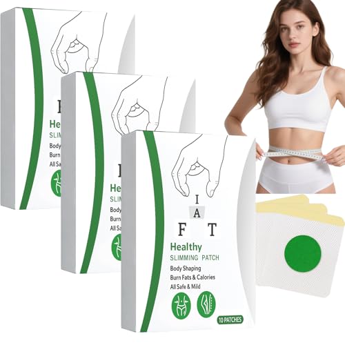 Körperformungspflaster mit Ingwer & Beifuß,Abnehmpflaster für Frauen,Schlankheitspflaster für Bauch,Oberschenkel & Arme,Natürliche Inhaltsstoffe Unterstützen Straffung & Fördern Durchblutung (3Box) von Raevior
