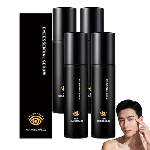 Retinol Eye Serum for Men Reduce Dark Circles & Puffiness, Anti Aging Under Eye Cream with Glycerin & Retinol, Hydrating Eyes Treatment for Wrinkles & Fine Lines, Firming Bright Eyes Care (4pcs) von Raevior