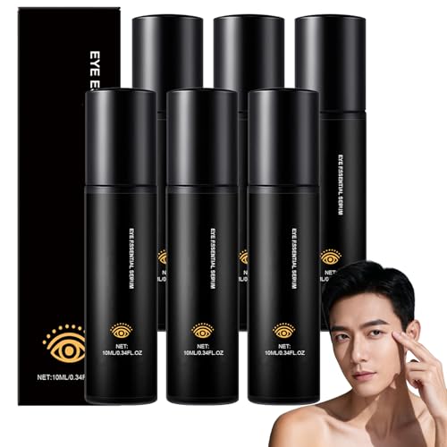 Retinol Eye Serum for Men Reduce Dark Circles & Puffiness, Anti Aging Under Eye Cream with Glycerin & Retinol, Hydrating Eyes Treatment for Wrinkles & Fine Lines, Firming Bright Eyes Care (6pcs) von Raevior