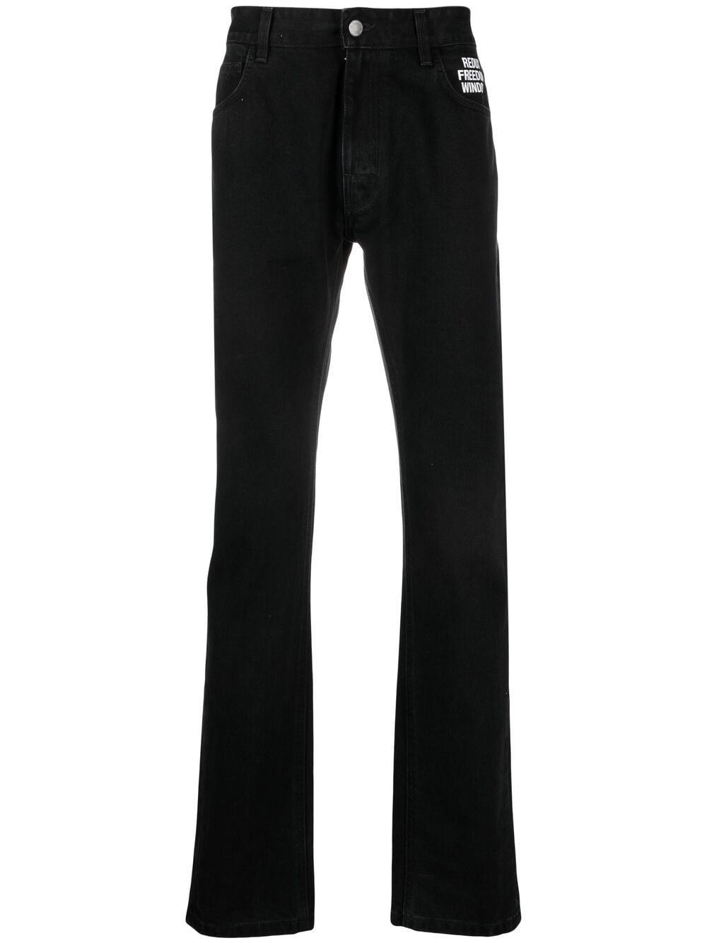 Raf Simons Klassische Slim-Fit-Jeans - Schwarz von Raf Simons