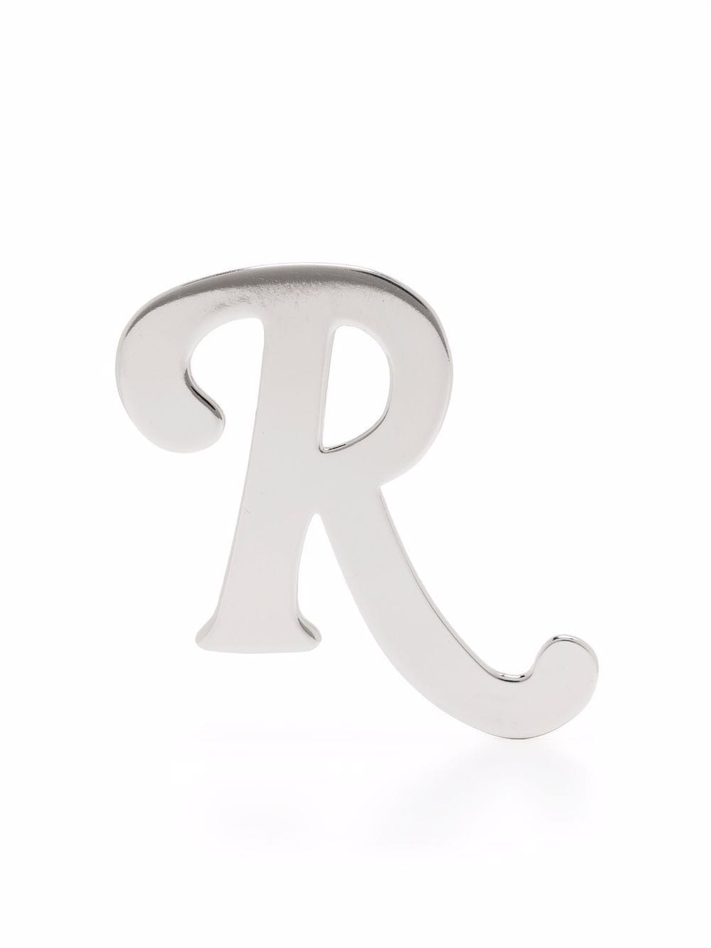 Raf Simons Ohrring mit Logo - Silber von Raf Simons