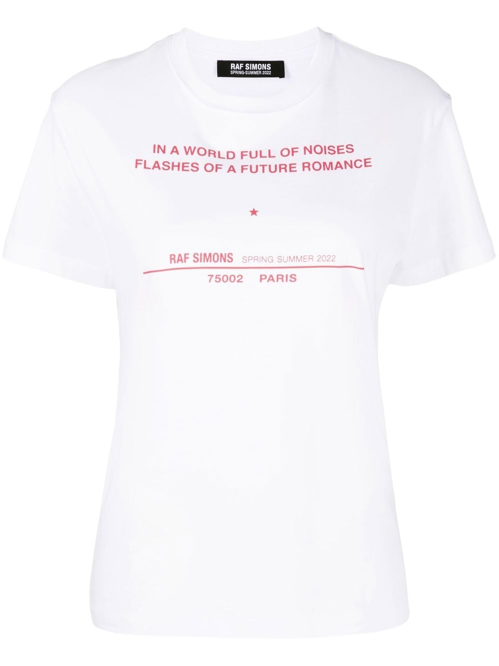 Raf Simons T-Shirt mit Tour-Print - Weiß von Raf Simons