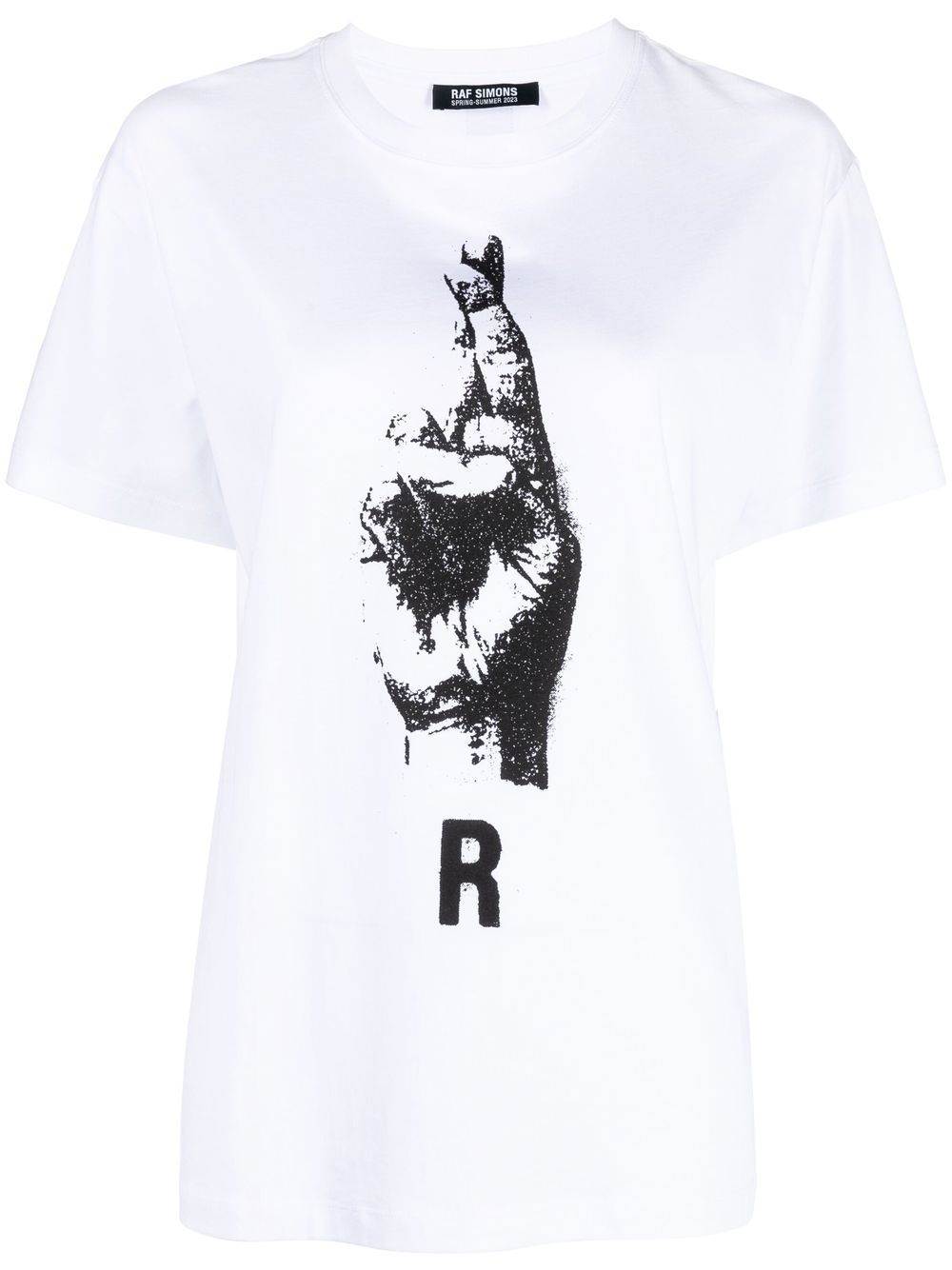 Raf Simons T-Shirt mit grafischem Print - Weiß von Raf Simons