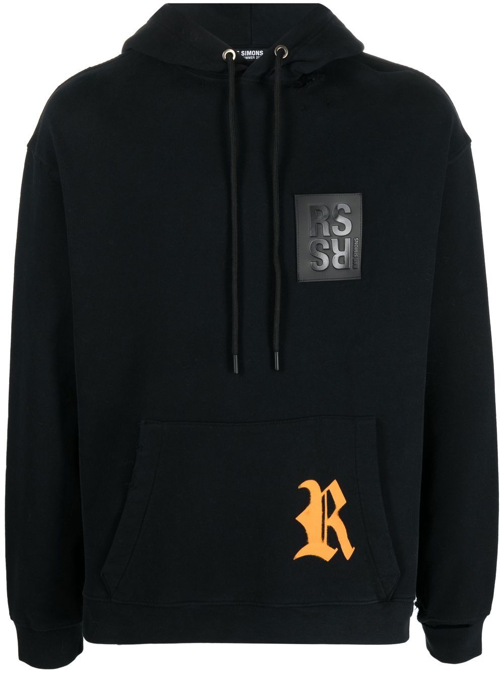 Raf Simons Hoodie mit Logo-Patch - Schwarz von Raf Simons