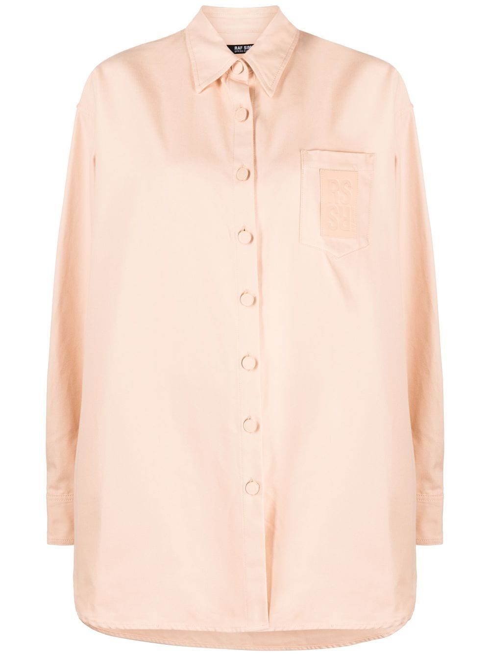 Raf Simons Hemd mit Logo-Patch - Rosa von Raf Simons