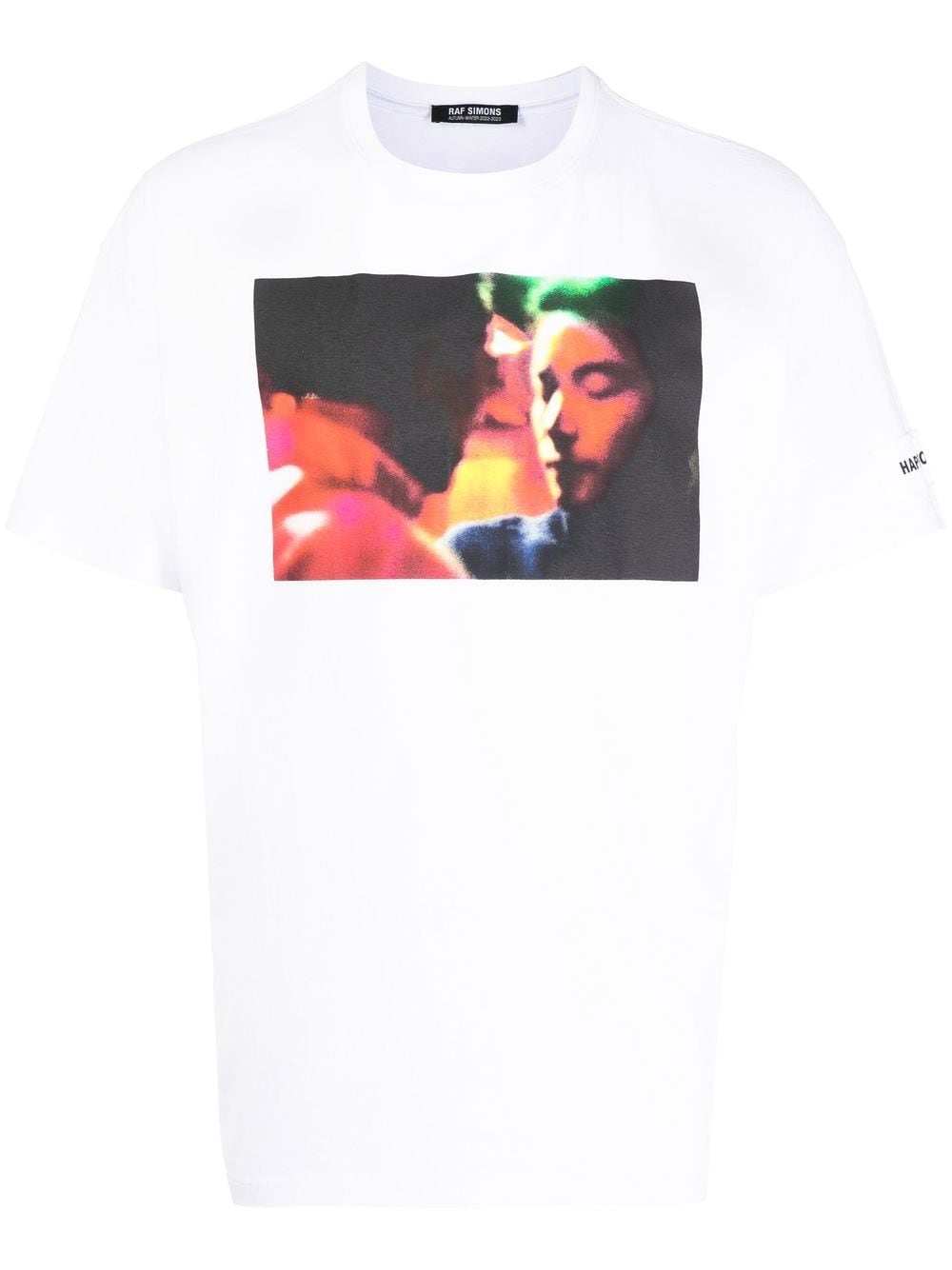 Raf Simons x Wing Shya T-Shirt mit Print - Weiß von Raf Simons