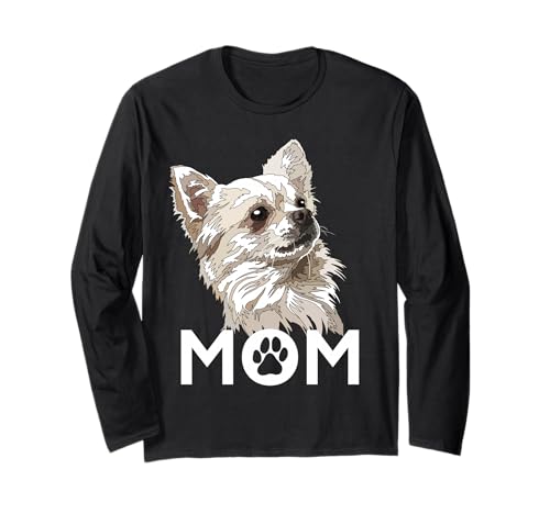 Chihuahua Mama Der Hund Mutter Chiwawa Mama Chihuahua Girl Langarmshirt von Raf THE ARTIST Designs