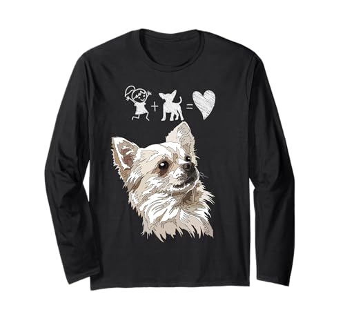 Chihuahua Mama Der Hund Mutter Chiwawa Mama Chihuahua Girl Langarmshirt von Raf THE ARTIST Designs