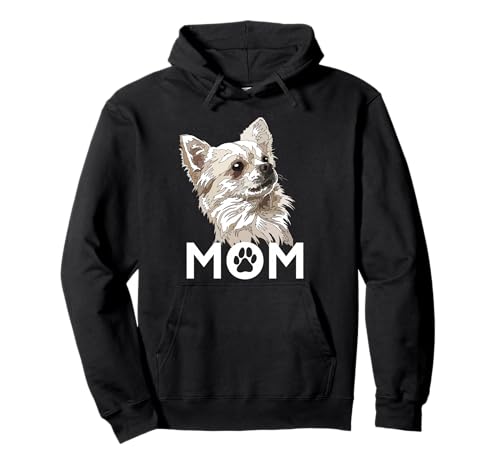 Chihuahua Mama Der Hund Mutter Chiwawa Mama Chihuahua Girl Pullover Hoodie von Raf THE ARTIST Designs