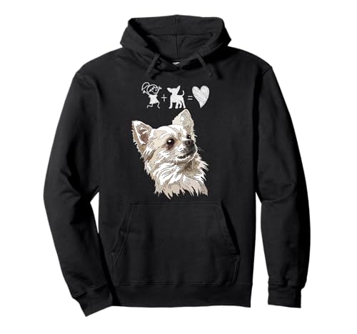 Chihuahua Mama Der Hund Mutter Chiwawa Mama Chihuahua Girl Pullover Hoodie von Raf THE ARTIST Designs