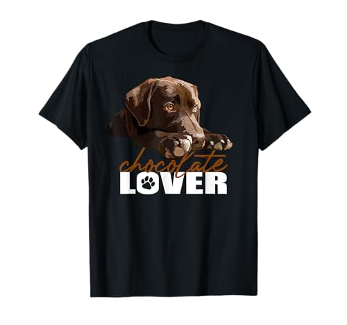 Chocolate Lab Lover Brauner Labrador Mama Papa T-Shirt von Raf THE ARTIST Designs