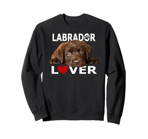 Chocolate Lab Lover Brown Lab Hundeliebe Mama Papa Mutter Vater Sweatshirt von Raf THE ARTIST Designs