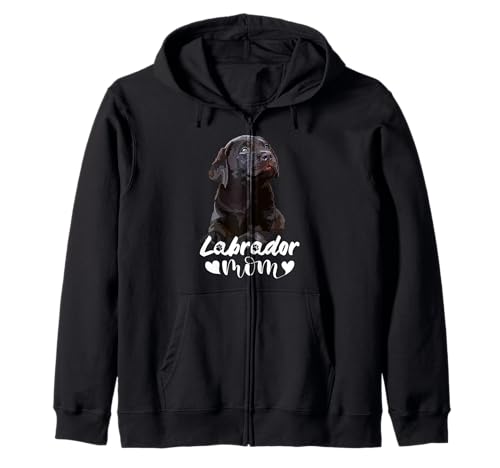 Chocolate Lab Mama Brown Lab Mutter Labrador Mama Hund Mama Kapuzenjacke von Raf THE ARTIST Designs