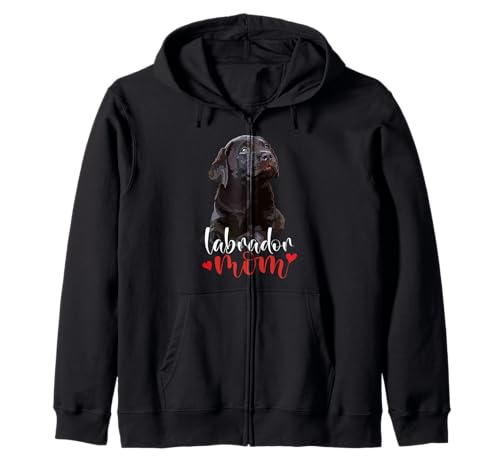 Chocolate Lab Mama Brown Lab Mutter Labrador Mama Hund Mama Kapuzenjacke von Raf THE ARTIST Designs