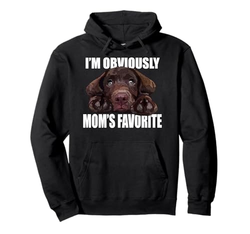 Chocolate Lab Mama Brown Lab Mutter Labrador Mama Hund Mama Pullover Hoodie von Raf THE ARTIST Designs