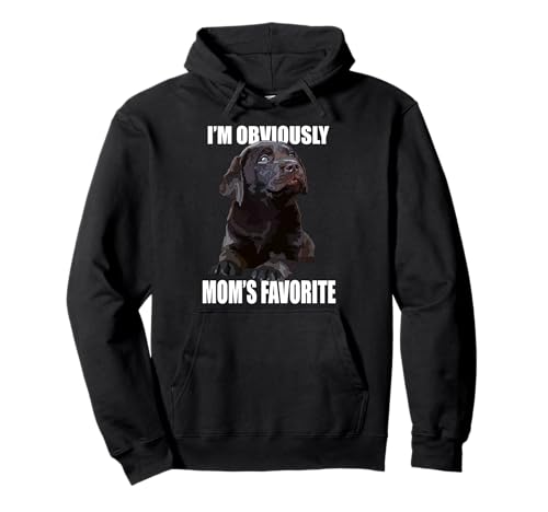 Chocolate Lab Mama Brown Lab Mutter Labrador Mama Hund Mama Pullover Hoodie von Raf THE ARTIST Designs