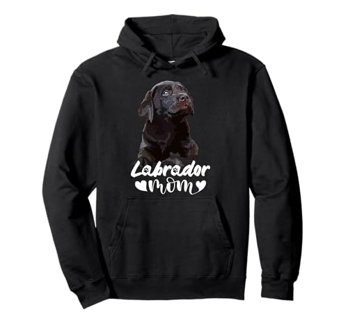 Chocolate Lab Mama Brown Lab Mutter Labrador Mama Hund Mama Pullover Hoodie von Raf THE ARTIST Designs