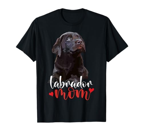 Chocolate Lab Mama Brown Lab Mutter Labrador Mama Hund Mama T-Shirt von Raf THE ARTIST Designs