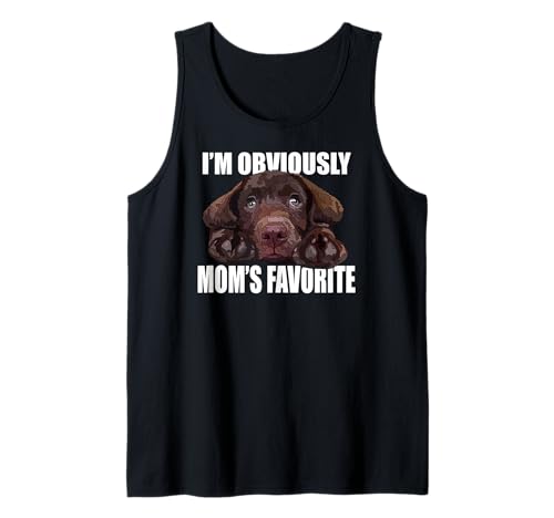 Chocolate Lab Mama Brown Lab Mutter Labrador Mama Hund Mama Tank Top von Raf THE ARTIST Designs