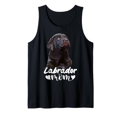 Chocolate Lab Mama Brown Lab Mutter Labrador Mama Hund Mama Tank Top von Raf THE ARTIST Designs