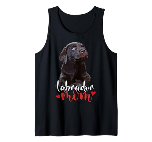 Chocolate Lab Mama Brown Lab Mutter Labrador Mama Hund Mama Tank Top von Raf THE ARTIST Designs