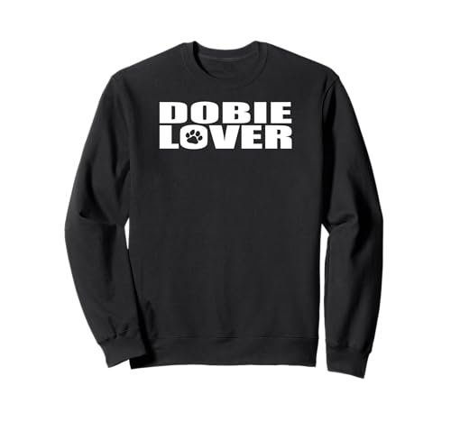 Dobie Lover Minimalistischer Dobermann Pinscher Text Mama Papa Sweatshirt von Raf THE ARTIST Designs