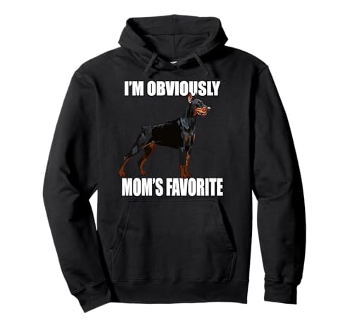 Dobie Mom Dobermann Mama Pinscher Hund Mutter Mama Pullover Hoodie von Raf THE ARTIST Designs