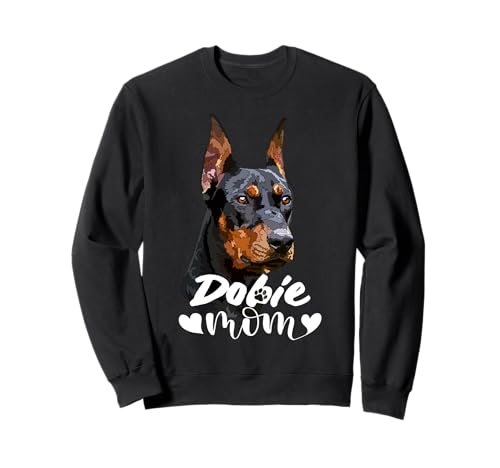 Dobie Mom Dobermann Mama Pinscher Hund Mutter Mama Sweatshirt von Raf THE ARTIST Designs