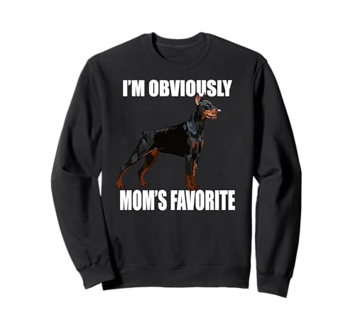Dobie Mom Dobermann Mama Pinscher Hund Mutter Mama Sweatshirt von Raf THE ARTIST Designs