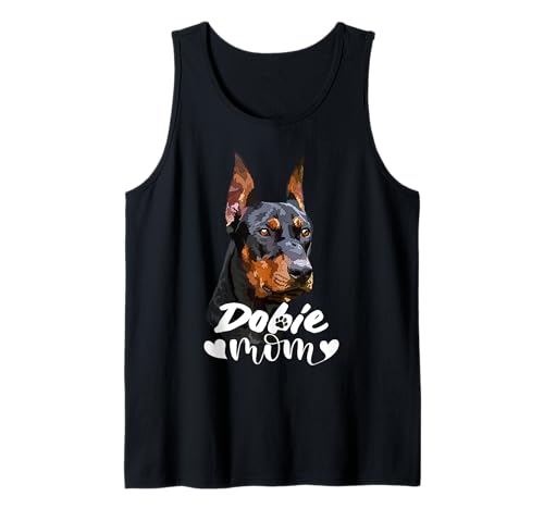 Dobie Mom Dobermann Mama Pinscher Hund Mutter Mama Tank Top von Raf THE ARTIST Designs