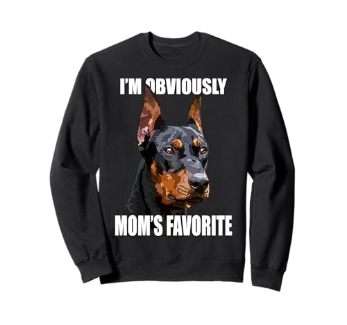 Dobie Mom Dobermann Mama Pinscher Mutter Lieblingshund Mädchen Sweatshirt von Raf THE ARTIST Designs