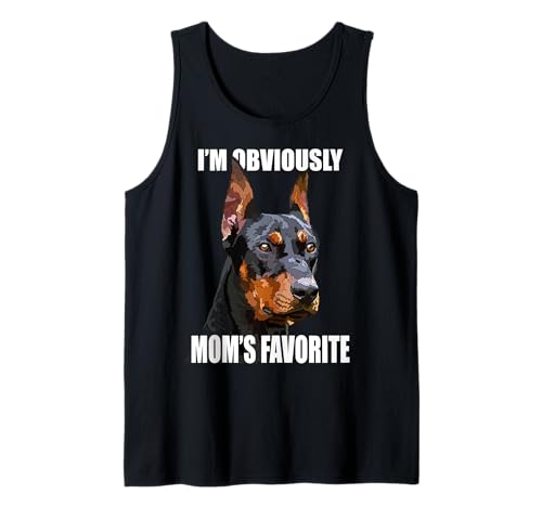 Dobie Mom Dobermann Mama Pinscher Mutter Lieblingshund Mädchen Tank Top von Raf THE ARTIST Designs