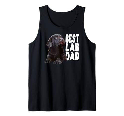 Herren Bester Laborvater Chocolate Lab Dad The Lab Pater Brown Labrador Tank Top von Raf THE ARTIST Designs