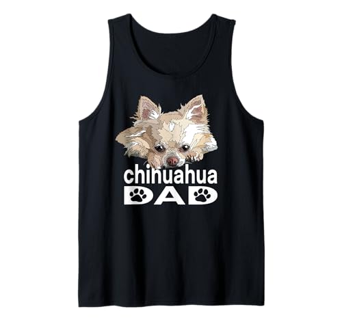 Herren Chihuahua Papa Langhaar Chiwawa Vater Tank Top Herren Chihuahua Papa Langhaar Chiwawa Vater Tank Top von Raf THE ARTIST Designs