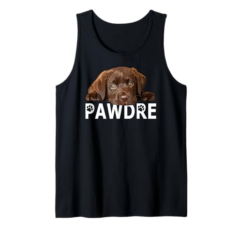Herren Chocolate Lab Dad Der Hundevater Brown Labrador Retriever = Tank Top von Raf THE ARTIST Designs