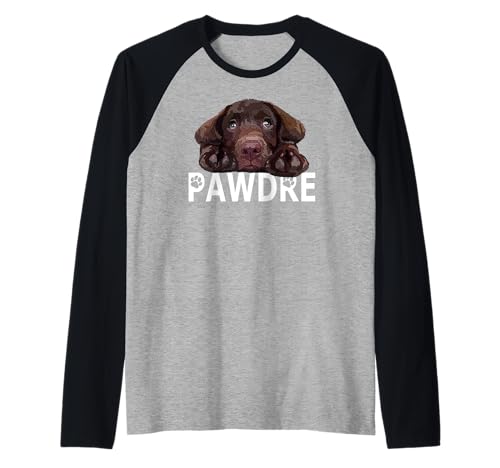 Herren Chocolate Lab Dad The Lab Vater Labrador Retriever Welpe Raglan Herren Chocolate Lab Dad The Lab Vater Labrador Retriever Welpe Raglan von Raf THE ARTIST Designs