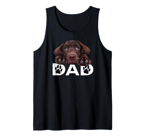Herren Chocolate Lab Dad The Lab Vater Labrador Retriever Welpe Tank Top Herren Chocolate Lab Dad The Lab Vater Labrador Retriever Welpe Tank Top von Raf THE ARTIST Designs