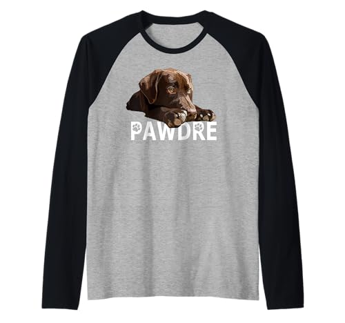 Herren Der Hund Father Brown Labrador Chocolate Retriever Raglan von Raf THE ARTIST Designs