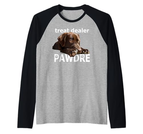 Herren Der Hund Father Brown Labrador Chocolate Retriever Raglan Herren Der Hund Father Brown Labrador Chocolate Retriever Raglan von Raf THE ARTIST Designs
