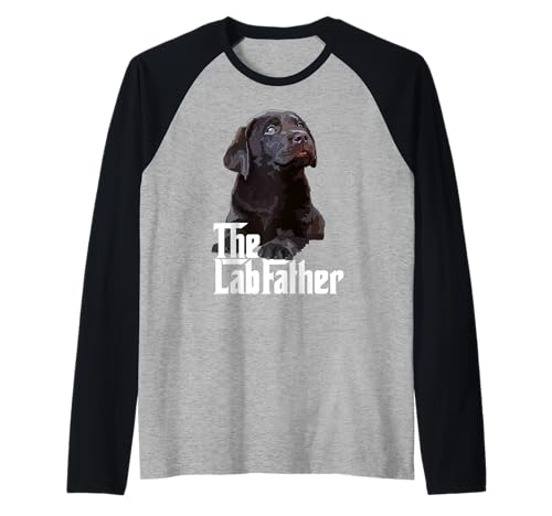 Herren Der Laborvater Chocolate Lab Papa Labrador Retriever Papa Raglan Herren Der Laborvater Chocolate Lab Papa Labrador Retriever Papa Raglan von Raf THE ARTIST Designs